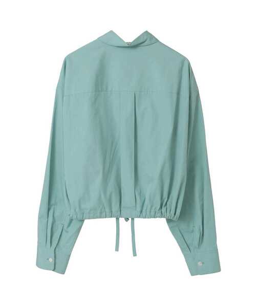 CURRENTAGE（カレンテージ）の「TYPEWRITER SHIRT BLOUSON（シャツ/ブラウス・レディース・ブラウン/グリーン/ブルー・FREE）」の4枚目の写真