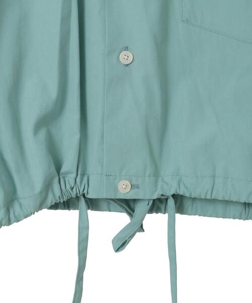 CURRENTAGE（カレンテージ）の「TYPEWRITER SHIRT BLOUSON（シャツ/ブラウス・レディース・ブラウン/グリーン/ブルー・FREE）」の7枚目の写真