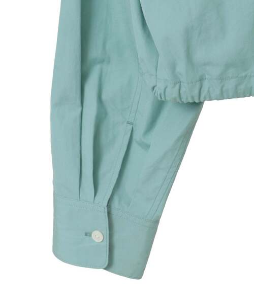 CURRENTAGE（カレンテージ）の「TYPEWRITER SHIRT BLOUSON（シャツ/ブラウス・レディース・ブラウン/グリーン/ブルー・FREE）」の9枚目の写真