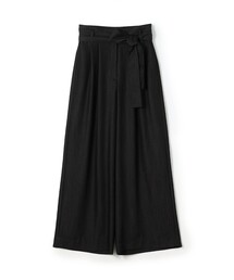 ラスターデニム ダブルタックワイドパンツ