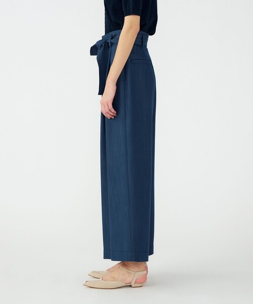 BALLSEY(ボールジィ)の「ラスターデニム ダブルタックワイドパンツ(その他パンツ・レディース・ブラック/ネイビー・32/34/36/38)」の5枚目の写真