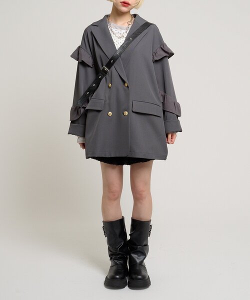 w closet（ダブルクローゼット）の「スターバックルマルチWAYバッグ（トートバッグ・レディース・ブラック/ブラウン・FREE）」の8枚目の写真