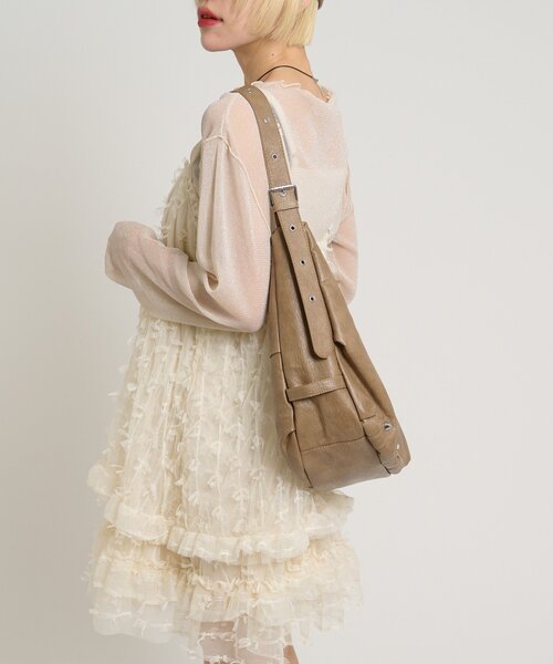 w closet（ダブルクローゼット）の「スターバックルマルチWAYバッグ（トートバッグ・レディース・ブラック/ブラウン・FREE）」の11枚目の写真