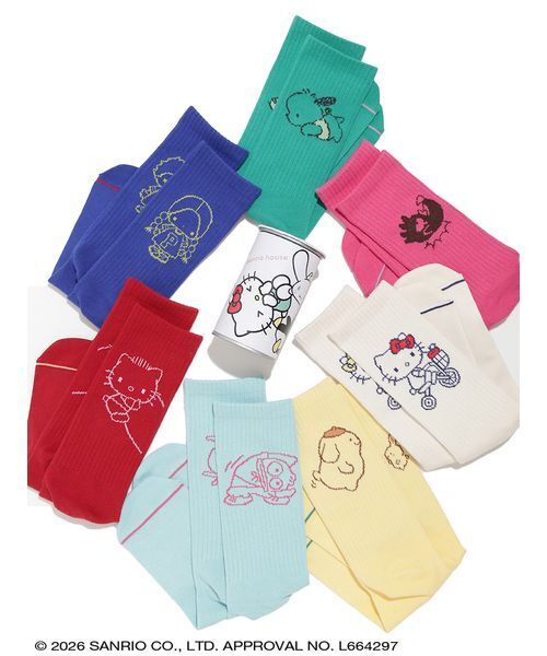 sanrio house シークレットコレクション】ランダム缶ソックス（全6種