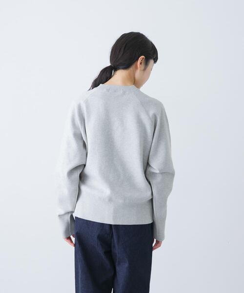 かぐれ(カグレ)の「コットンスウェットニット(ニット/セーター・レディース・ネイビー/ライトグレー・FREE)」の11枚目の写真