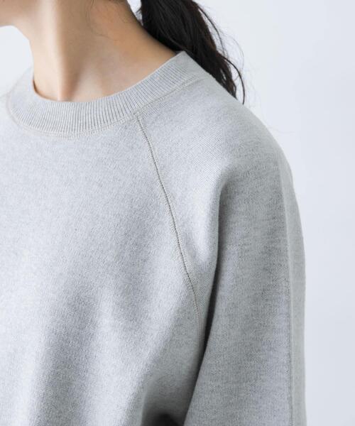かぐれ(カグレ)の「コットンスウェットニット(ニット/セーター・レディース・ネイビー/ライトグレー・FREE)」の12枚目の写真