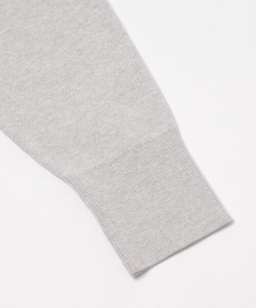 かぐれ(カグレ)の「コットンスウェットニット(ニット/セーター・レディース・ネイビー/ライトグレー・FREE)」の16枚目の写真