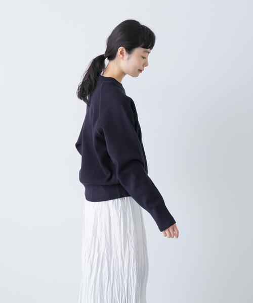 かぐれ(カグレ)の「コットンスウェットニット(ニット/セーター・レディース・ネイビー/ライトグレー・FREE)」の21枚目の写真