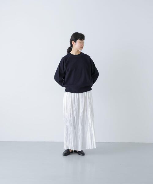 かぐれ(カグレ)の「コットンスウェットニット(ニット/セーター・レディース・ネイビー/ライトグレー・FREE)」の22枚目の写真