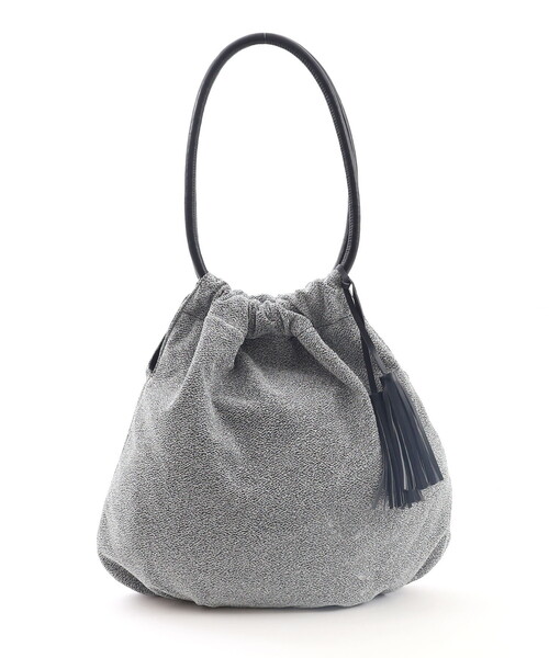 COOCO（クーコ）の「ラメ生地ループハンドルトートバッグ（トートバッグ・レディース・ネイビー/ピンクベージュ/サックスブルー/シルバー・FREE）」の5枚目の写真