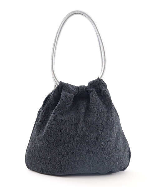 COOCO（クーコ）の「ラメ生地ループハンドルトートバッグ（トートバッグ・レディース・ネイビー/ピンクベージュ/サックスブルー/シルバー・FREE）」の8枚目の写真