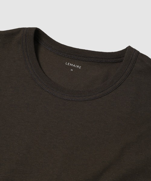 LEMAIRE(ルメール)の「BOXY SS T-SHIRT(Tシャツ/カットソー・メンズ・ブラウン/ブラウン系その他・M/S)」の4枚目の写真