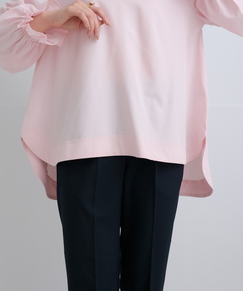 Neige(ネージュ)の「ツインフローラルカラーブラウス(シャツ/ブラウス・レディース・ホワイト/ピンク/グレー・ONE SIZE)」の22枚目の写真