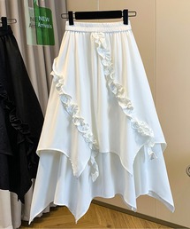フリルAラインスカート