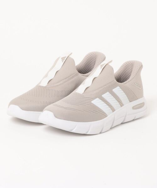 adidas(アディダス)の「adidas アディダス CF FLEX LOUNGE RAPIDFIT レディーススニーカー(CFフレックスラウンジラピッドフィット)(スニーカー・レディース・ベージュ/グレー・22.5cm/23.0cm/23.5cm/24.0cm/24.5cm/25.0cm)」の2枚目の写真