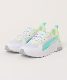 PUMA（プーマ）の「PUMA プーマ 22-245 TRINITY LITE BLURRY DRE トリニティ ライト ブラリー ドリームス JR 402265 ABC-MART限定 *03WH/MINT J.（スニーカー）」