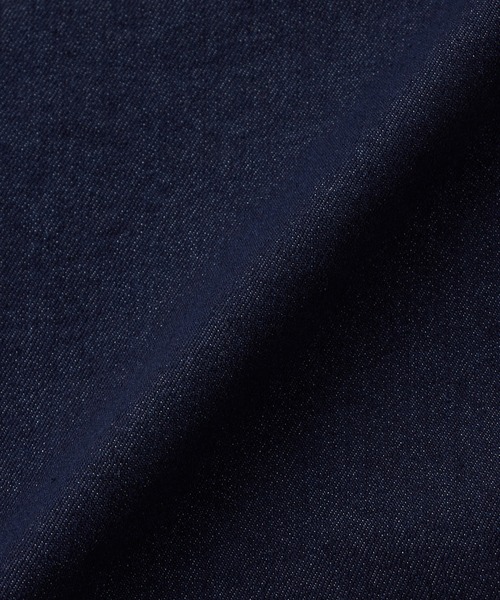 CROSS FUNCTION（クロスファンクション）の「《ストレッチ》エブ楽 ワイドボックスストレッチデニムパンツ【CROSS FUNCTION/クロスファンクション】（デニムパンツ・レディース・ブラック/ネイビー・M/L/LL/AM/AL/ALL）」の6枚目の写真