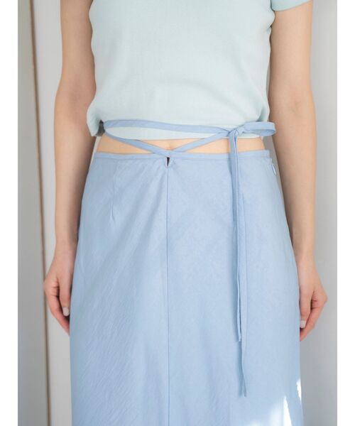 Ungrid（アングリッド）の「ウエストデザインフィットアイラインスカート（スカート・レディース・ブルー/ブラック/アイボリー・MEDIUM/SMALL）」の10枚目の写真