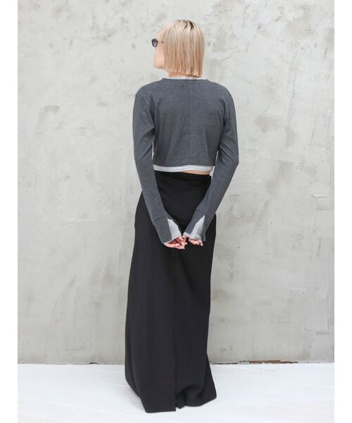 Ungrid（アングリッド）の「ウエストデザインフィットアイラインスカート（スカート・レディース・ブルー/ブラック/アイボリー・MEDIUM/SMALL）」の16枚目の写真