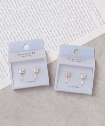 Flowering（フラワーリング）の「【MAGUFIT】パヴェ/バタフライ/マグネットイヤリング（イヤリング）」