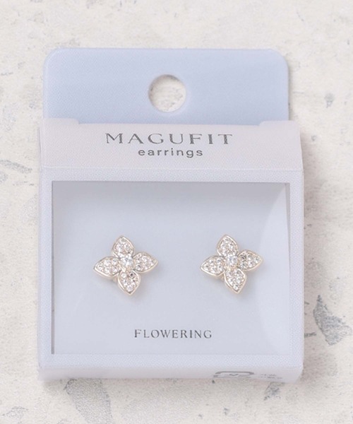Flowering(フラワーリング)の「【MAGUFIT】パヴェ/バタフライ/マグネットイヤリング(イヤリング・レディース・ピンク/シャンパン/ピンクゴールド/ゴールド・FREE)」の9枚目の写真