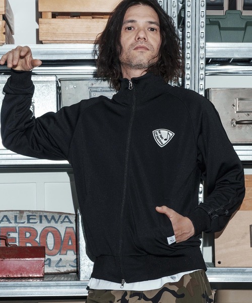 mj11429-track jacket with pick patch トラックジャケット(NR26S-13