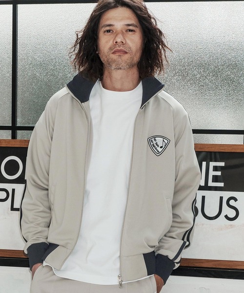 mj11429-track jacket with pick patch トラックジャケット(NR26S-13