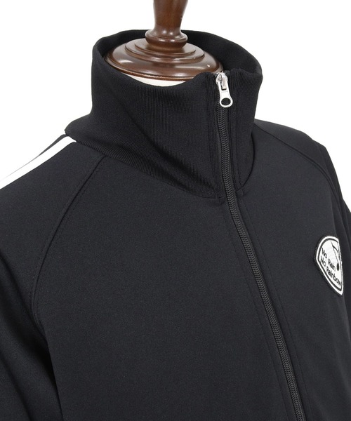 No Rain No Rainbow(ノーレインノーレインボー)の「mj11429-track jacket with pick patch トラックジャケット(NR26S-13)(ブルゾン・メンズ・ブラック×ブラック/ブラック×ホワイト/ライトグレー・XL/L/M/S)」の19枚目の写真