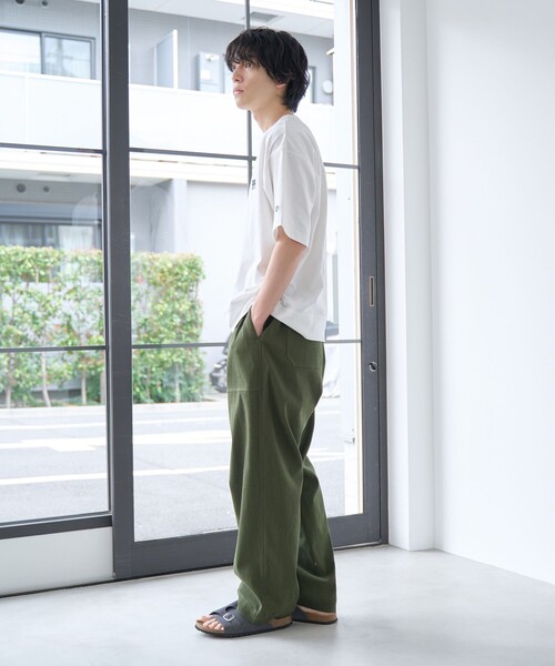 DISCUS(ディスカス)の「DISCUS(ディスカス)別注カレッジスウェットTシャツ(Tシャツ/カットソー・メンズ・オフホワイト/グレー/レッド/ブラック/ネイビー・XL/L/M/S)」の7枚目の写真