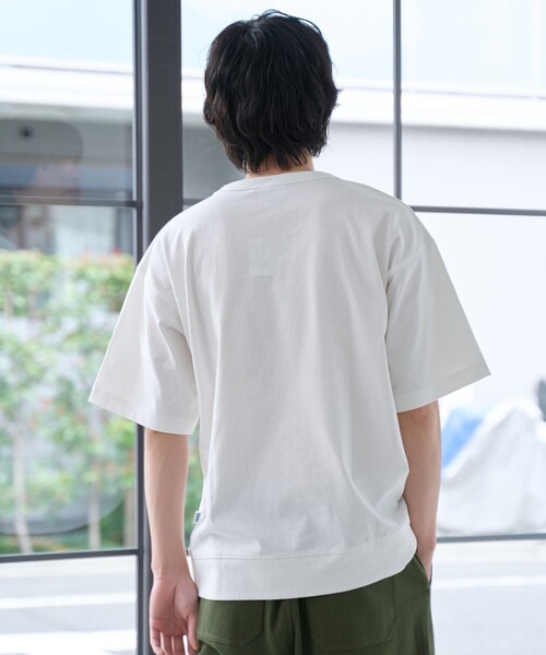 DISCUS(ディスカス)の「DISCUS(ディスカス)別注カレッジスウェットTシャツ(Tシャツ/カットソー・メンズ・オフホワイト/グレー/レッド/ブラック/ネイビー・XL/L/M/S)」の10枚目の写真