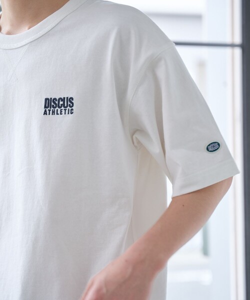 DISCUS(ディスカス)の「DISCUS(ディスカス)別注カレッジスウェットTシャツ(Tシャツ/カットソー・メンズ・オフホワイト/グレー/レッド/ブラック/ネイビー・XL/L/M/S)」の11枚目の写真