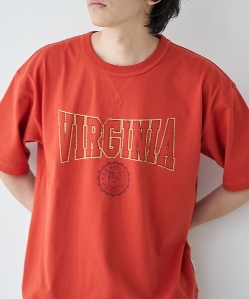 DISCUS(ディスカス)の「DISCUS(ディスカス)別注カレッジスウェットTシャツ(Tシャツ/カットソー・メンズ・オフホワイト/グレー/レッド/ブラック/ネイビー・XL/L/M/S)」の22枚目の写真