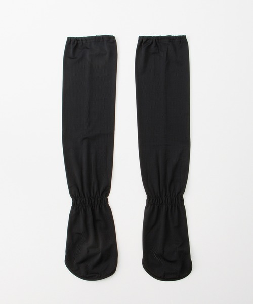 Honeys（ハニーズ）の「【ハニさら・接触冷感・ＵＶカット】指先まで守るアームカバー（アームカバー・レディース・ブラック/ライトグレー・FREE）」の10枚目の写真