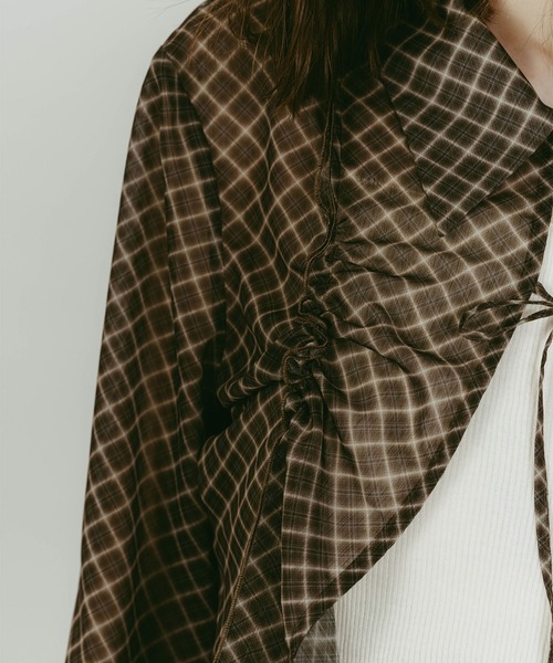 Knuth Marf（クヌースマーフ）の「sheer collared blouse（その他トップス・レディース・ブラック/イエロー・FREE）」の14枚目の写真