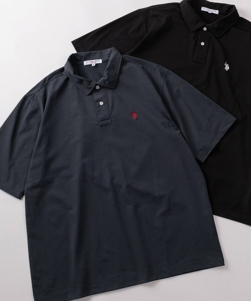 U.S. POLO ASSN.(ユーエスポロアッスン)の「【80】【U.S.POLO ASSN./ユーエス ポロアッスン】ワンポイントロゴ刺繍 クールタッチ 接触冷感 無地 ポロシャツ(ポロシャツ・レディース・オフホワイト/ネイビー/ブラック・M/XL/L)」の3枚目の写真