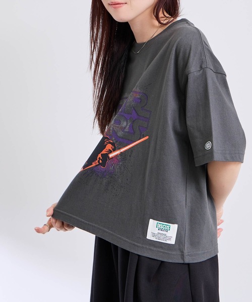 STAR WARS(スターウォーズ)の「【DISCUS×STAR WARS】ショート丈 スターウォーズ×ディスカス コラボ グラフィックTシャツ(Tシャツ/カットソー・レディース・グレー系4/グレー系3/グレー系2/グレー系1・M)」の20枚目の写真