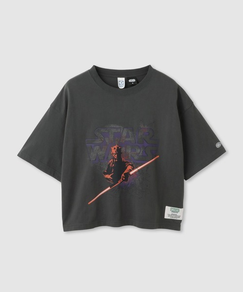 STAR WARS(スターウォーズ)の「【DISCUS×STAR WARS】ショート丈 スターウォーズ×ディスカス コラボ グラフィックTシャツ(Tシャツ/カットソー・レディース・グレー系4/グレー系3/グレー系2/グレー系1・M)」の7枚目の写真
