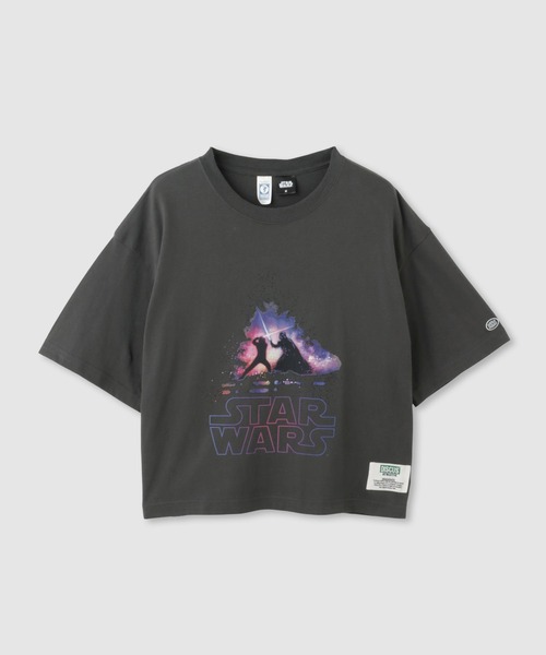 STAR WARS(スターウォーズ)の「【DISCUS×STAR WARS】ショート丈 スターウォーズ×ディスカス コラボ グラフィックTシャツ(Tシャツ/カットソー・レディース・グレー系4/グレー系3/グレー系2/グレー系1・M)」の8枚目の写真