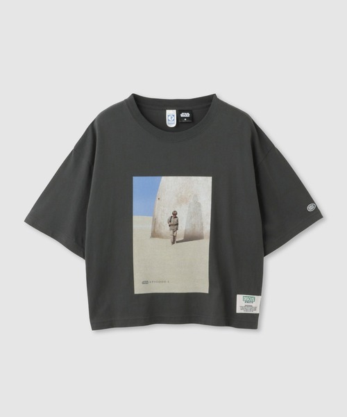 STAR WARS(スターウォーズ)の「【DISCUS×STAR WARS】ショート丈 スターウォーズ×ディスカス コラボ グラフィックTシャツ(Tシャツ/カットソー・レディース・グレー系4/グレー系3/グレー系2/グレー系1・M)」の9枚目の写真