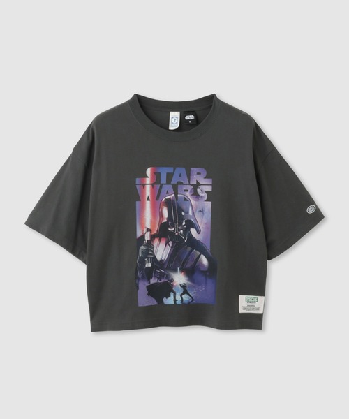 STAR WARS(スターウォーズ)の「【DISCUS×STAR WARS】ショート丈 スターウォーズ×ディスカス コラボ グラフィックTシャツ(Tシャツ/カットソー・レディース・グレー系4/グレー系3/グレー系2/グレー系1・M)」の10枚目の写真