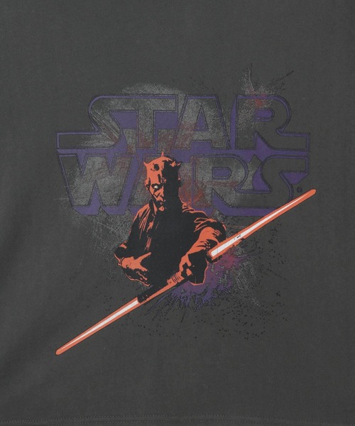 STAR WARS(スターウォーズ)の「【DISCUS×STAR WARS】ショート丈 スターウォーズ×ディスカス コラボ グラフィックTシャツ(Tシャツ/カットソー・レディース・グレー系4/グレー系3/グレー系2/グレー系1・M)」の15枚目の写真