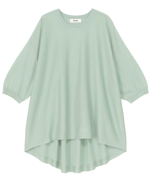 ZUCCa(ズッカ)の「ドレープニット / (O)(ニット/セーター・レディース・ライトグリーン/イエロー/ブルー・M size)」の2枚目の写真