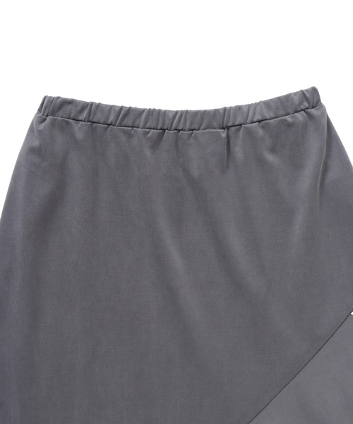 DRESSLAVE(ドレスレイブ)の「asymmetric flare jersey skirt(アシンメトリーフレアジャージースカート)(スカート・レディース・ブラウン/グレー・38)」の13枚目の写真