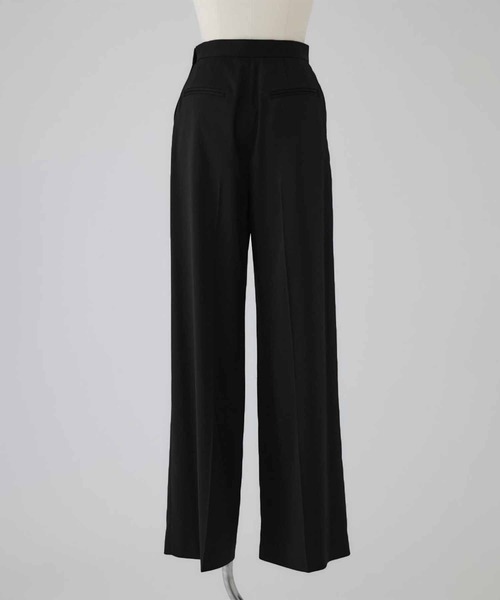 STUDIOUS(ステュディオス)の「【RIM.ARK/リムアーク】Move belt satin PT/ムーブベルトサテンパンツ(スラックス・レディース・ブラウン/ブラック・36/38)」の5枚目の写真