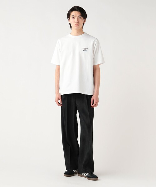 BEAMS HEART(ビームスハート)の「【6/18値下げ】ブックストア グラフィック Tシャツ(ユニセックス)(Tシャツ/カットソー・メンズ・ホワイト/チャコールグレー・MEDIUM/LARGE/SMALL)」の4枚目の写真