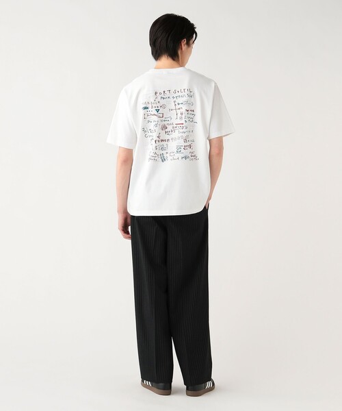 BEAMS HEART(ビームスハート)の「【6/18値下げ】ブックストア グラフィック Tシャツ(ユニセックス)(Tシャツ/カットソー・メンズ・ホワイト/チャコールグレー・MEDIUM/LARGE/SMALL)」の5枚目の写真