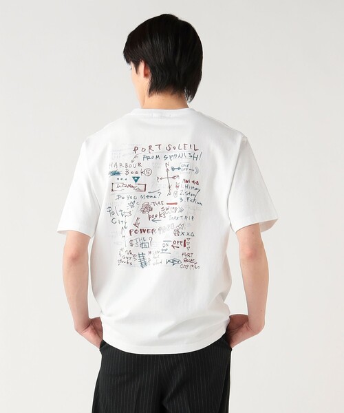 BEAMS HEART(ビームスハート)の「【6/18値下げ】ブックストア グラフィック Tシャツ(ユニセックス)(Tシャツ/カットソー・メンズ・ホワイト/チャコールグレー・MEDIUM/LARGE/SMALL)」の3枚目の写真