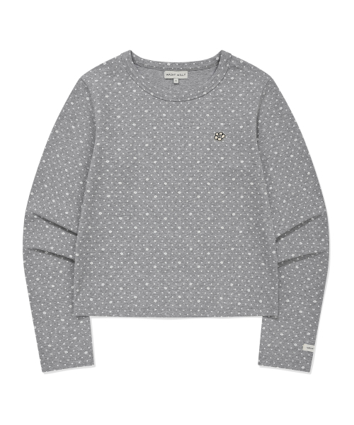 Wacky WiLLy（ワッキーウィリー）の「ウィメンズベーシックコットンロングスリーブドット（Tシャツ/カットソー・レディース・その他・SMALL/MEDIUM）」の2枚目の写真