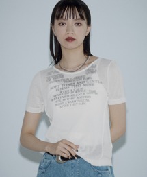 PAGEBOY | シアーグラフィックトップス(Tシャツ/カットソー)