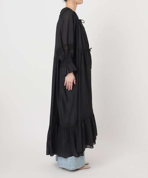 plage（プラージュ）の「IND VOIL EMB ワンピース（ワンピース・レディース・ホワイト/ブラック・36/38）」の14枚目の写真